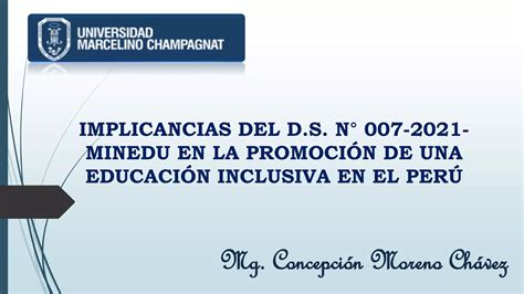 Educacion Inclusiva D S Minedu Ccesa Pdf