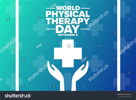 World Physical Therapy Day September 8 Stock Vector Royalty Free