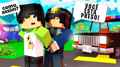 Virei Policial Pra Trolar Meu IrmÃo Minecraft Youtube