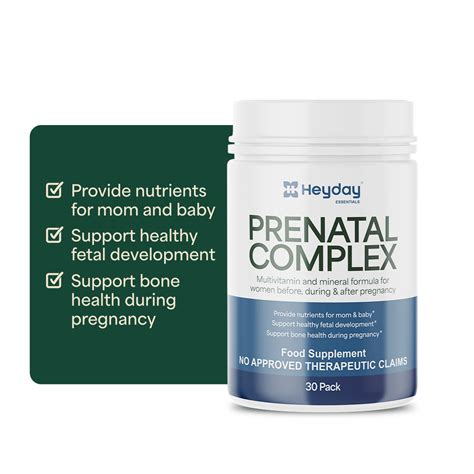 Heyday Essentials Prenatal Complex Complete Maternal Care Heyday Philippines