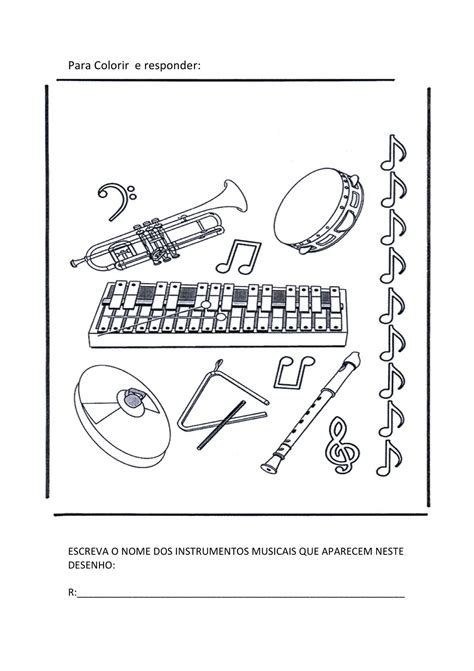 Atividades De Arte Sobre Música 4 Ano
