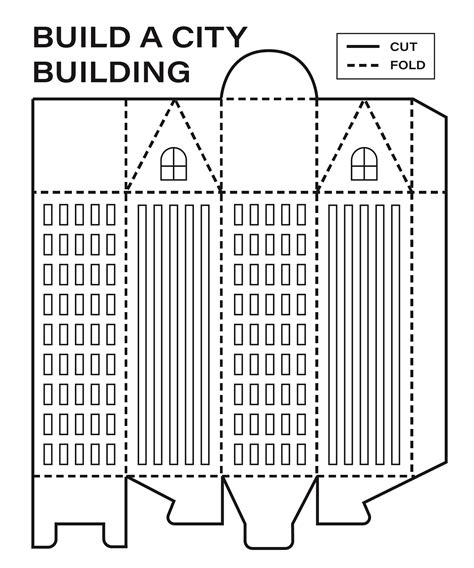 Foldable Buildings 10 Free PDF Printables Printablee