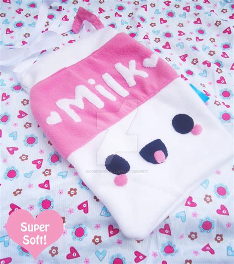 Cute Milk Zippered Bag By Cosmicosmos On Deviantart