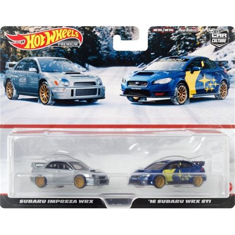 Hot Wheels Premium HKF60 Premium 2 Pack Subaru Impreza WRX 16 Subaru WRX STI Shopee Malaysia