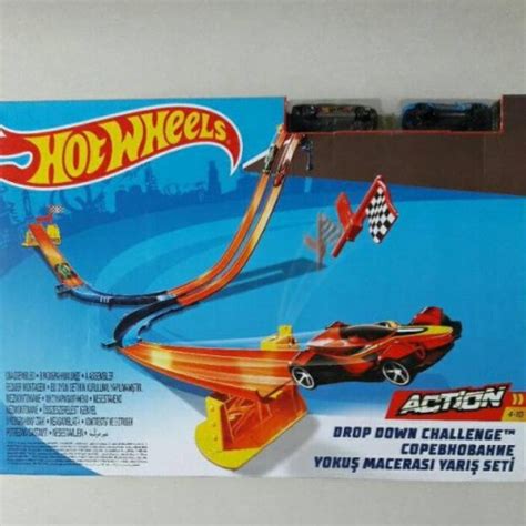 Jual Ini Hot Wheels Drop Down Challenge Action Track Builder System Kota Surabaya Gaudi