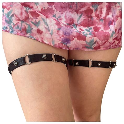 Punk Women S Lingerie Full Waist Garter Belts Set Strappy Frame Cage Rave Bras Leg Accessories