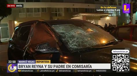 Bryan Reyna Y Su Padre En Comisaría De Breña Tras Incidente Con