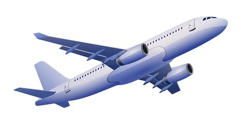 Airplane vector illustration. Aircraft isolated on white background ...