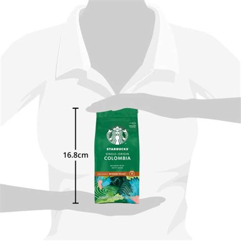 Starbucks Medium Roast Single Origin Colombia Ground Coffee 200g