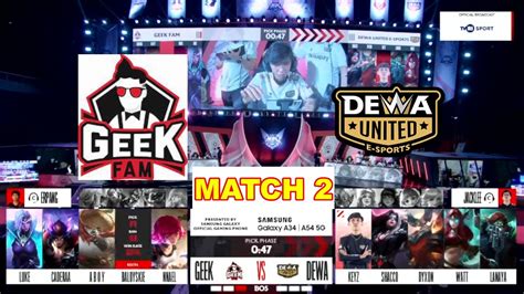 Playoff Mpl Id S Geek Fam Vs Dewa United Match Dewa United Esports