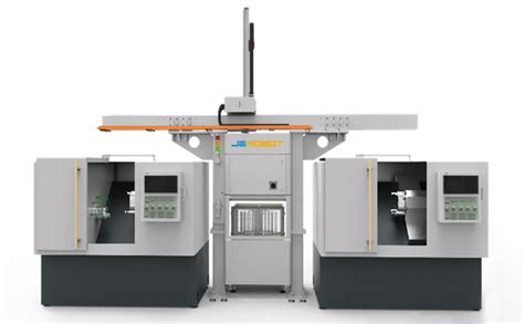 数控车床联机机械手自动化解决方案 捷众机器人