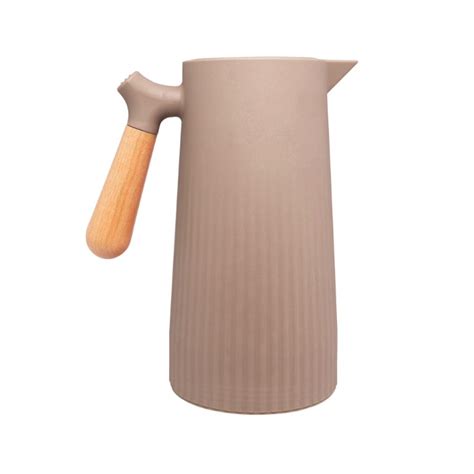 Garrafa Termica Plastico C Cabo Madeira New Nordica Nude L Wolff Mercado Da Mesa