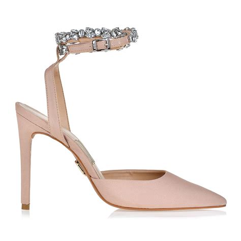 Slingback Salto Alto Silk Nude Uza Shoes Sapatos Femininos