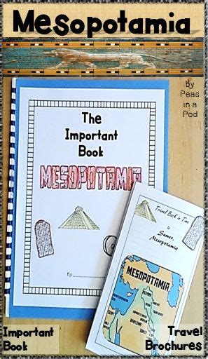 Mesopotamia Ancient Civilizations Travel Brochure And Important Book 6th Grade Travel Brochure