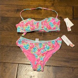 The Bikini Lab Swim The Bikini Lab Floral Bikini Large Set Poshmark
