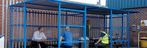 Smoking Shelter Installations Ese Projects Mezzanine Floor