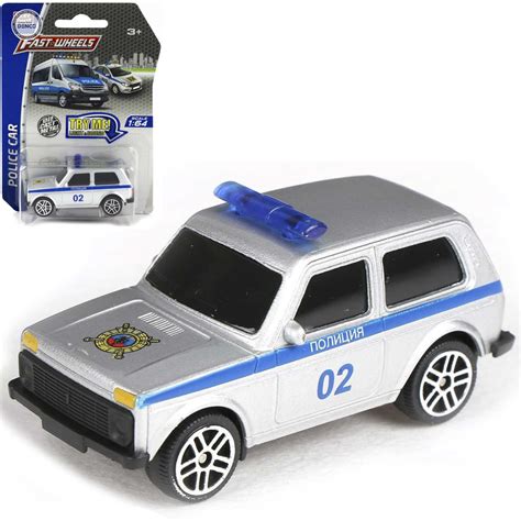 Машинка игрушка для мальчика металлическая Play Smart 1:64 "Lada Нива ...
