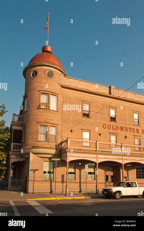 Historic Coldwater Hotel 1908 In Merritt British Columbia Canada