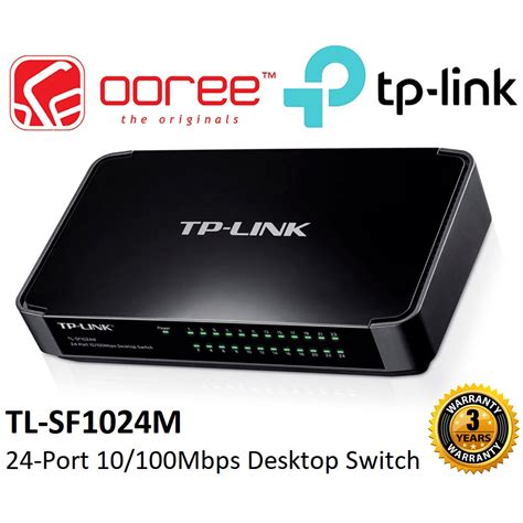 TP-LINK TL-SF1024M / TL-SF1024D 24-PORT 10/100MBPS DESKTOP SWITCH WITH ...