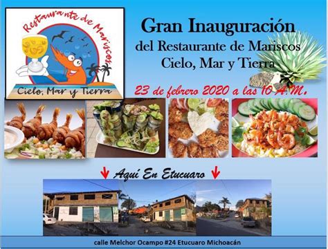 Restaurante Cielo Mar Y Tierra Coeneo De La Libertad Opiniones Del