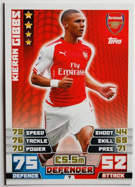 Soccer Cards Match Attax 2015 2016 Football Single Cards Arsenal Soccer