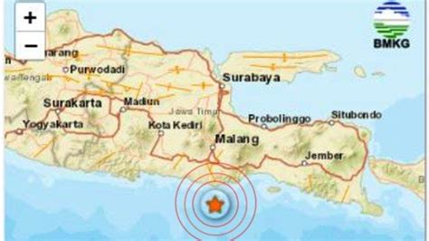 Gempa Guncang Jawa Timur Rabu 11 Mei 2022 Baru Saja Guncangan Di Laut