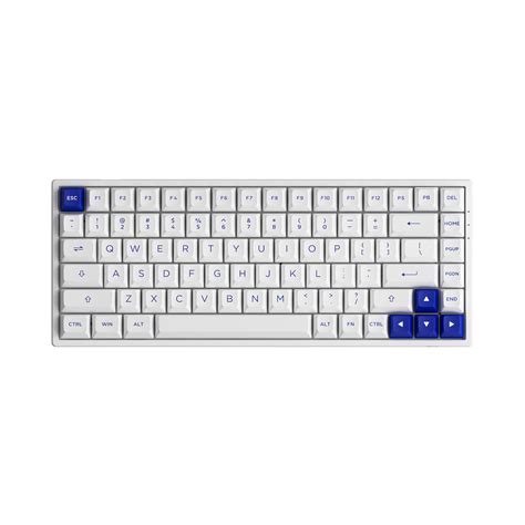 Amazon Akko Blue On White Hot Swappable Mechanical Gaming Keyboard With Pbt Keycaps