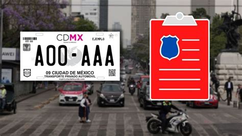 De Cu Nto Es La Multa O Corral N Por Circular Sin Placas En Cdmx