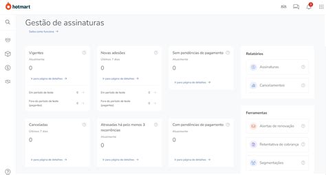 Conheça o Dashboard de Gestão de assinaturas Central de Ajuda Hotmart