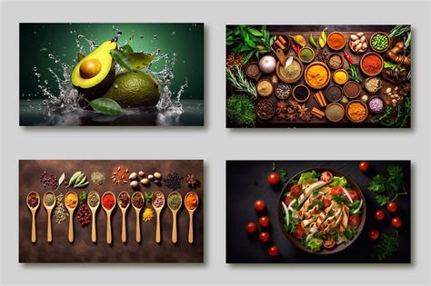 Food Collage Graphic by Darwin Vectorian · Creative Fabrica