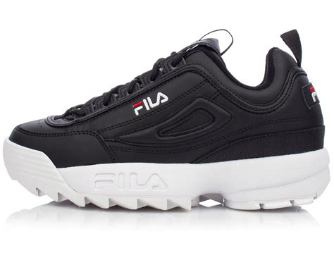 Fila Disruptor Low Y Buty Sneakersy Damskie Czarne Czarny