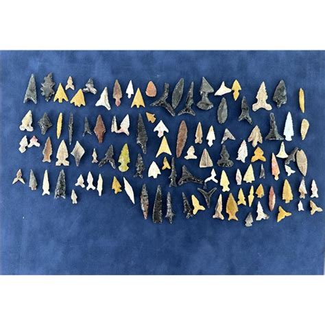 Collection of Indian Arrowheads