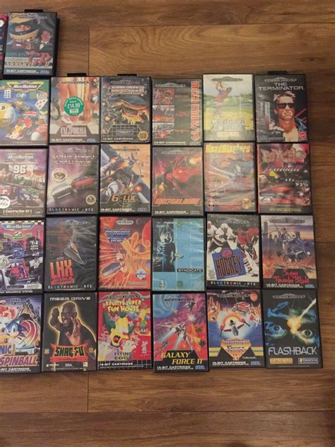 Sega Megadrive Games Job Lot In Total Ebay