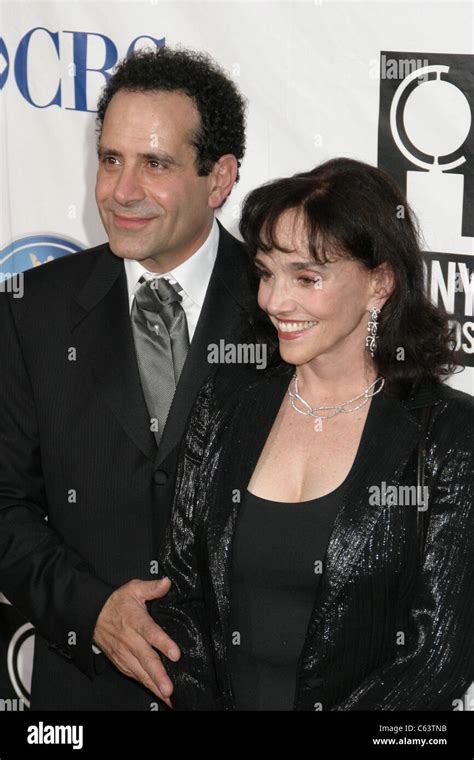 Tony Shalhoub And Brooke Adams At Arrivals For American Theatre Wings