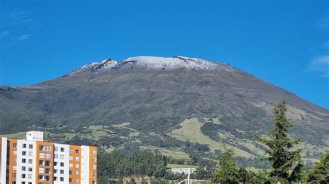 Hermoso Volc N Galeras Escarchado O Nevado Una Linda Tradici N Y Un