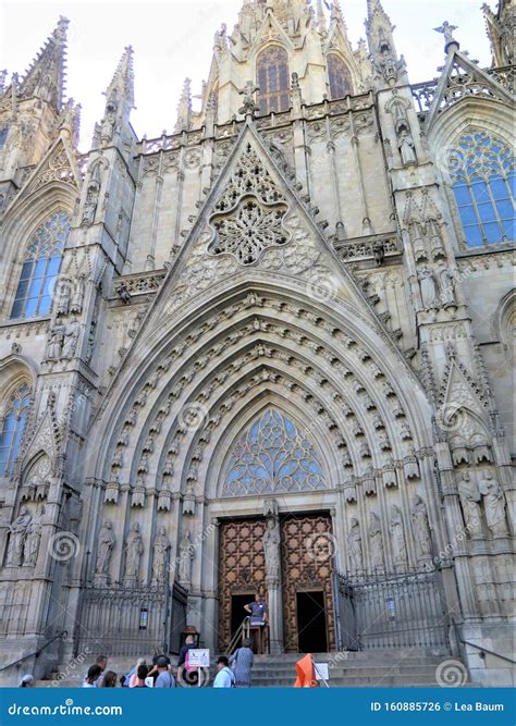 Cattedrale Della Santa Croce E Di Santa Eulalia Barcellona Spagna