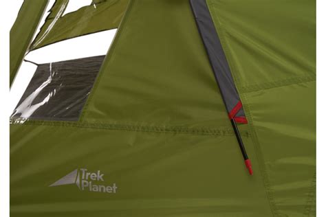 Палатка четырехместная TREK PLANET Bergamo 4, зеленый 70206 - выгодная ...