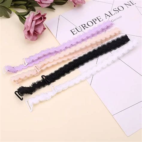 1 Pair 13cm Bra Straps Sexy Lace Decorative Shoulder Straps Adjustable