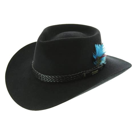 Akubra Snowy River – Black – Stampede Tack & Western Wear