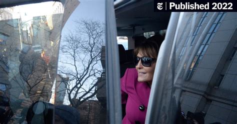 Sarah Palin Testifies In New York Times Libel Trial The New York Times