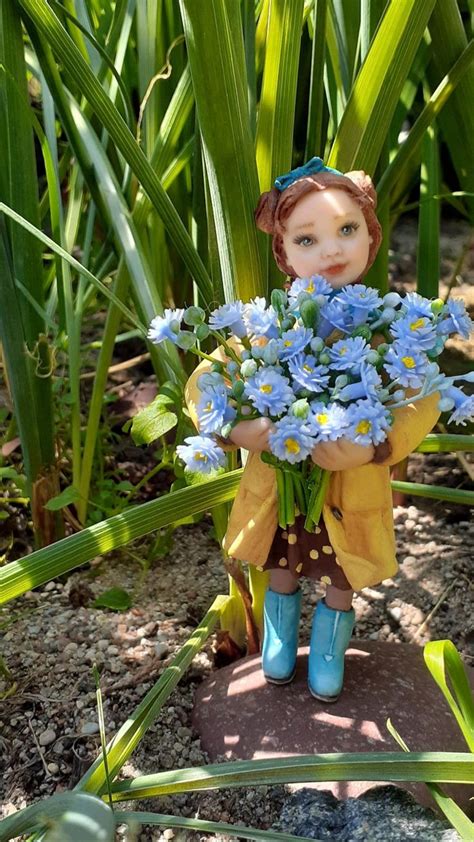 ватная игрушка на елку Девочка с незабудками | Пастель, Игрушки ...