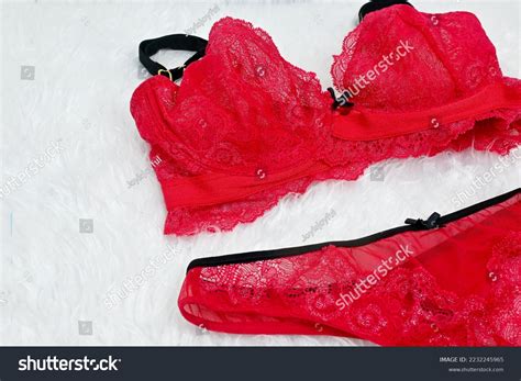 Sexy Glamorous Red Lace Lingerie Sexy Stock Photo 2232245965 Shutterstock