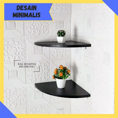 jual rak dinding sudut siku cm rak sudut serbaguna ambalan rak