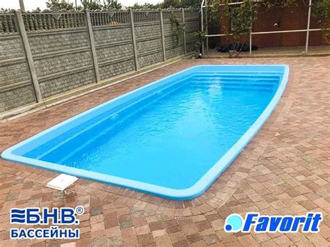 Парус - купить Бассейн композитный недорого в Украине | FavoritPools