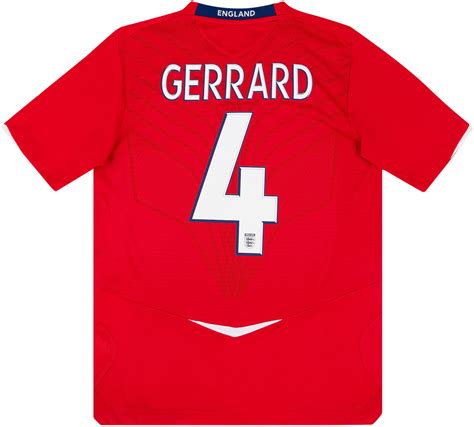 England Away Shirt Gerrard Very Good