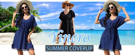 Yincro Women Swimsuit Coverup 2025 Bathing Suit Cover Ups For Swimwear Bikini Beach Dress At