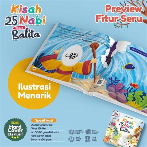 Jual BUKU KISAH 25 NABI UNTUK BALITA CERITA DAHSYATNYA DAN MUKJIZAT