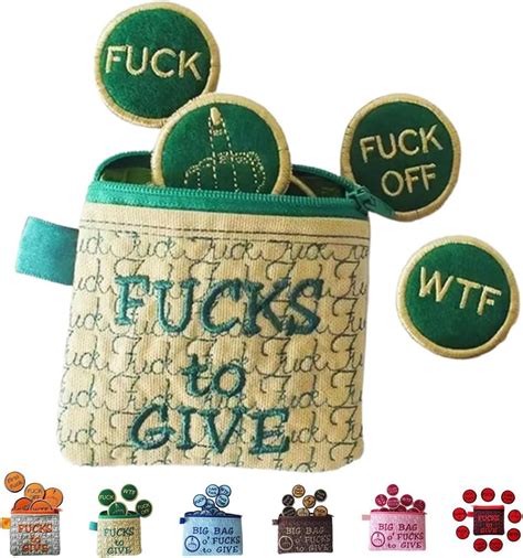 Big Bag Of F Cks To Give Zipper Pouch Funny Potty Coin Bag 2024 New Beautiful Fuck With 17