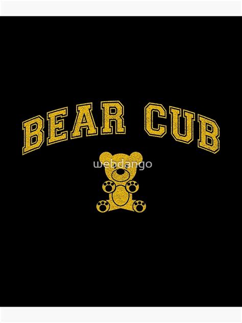 Bear Cub Popular Gay Terms In LGBTQ Community Subgroup Slang Poster For Sale By Webdango