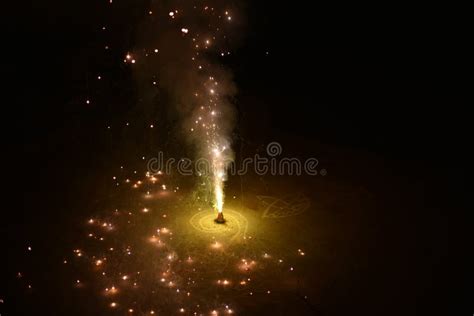 Diwali Festival Fireworks and Crackers, India Stock Image - Image of ...